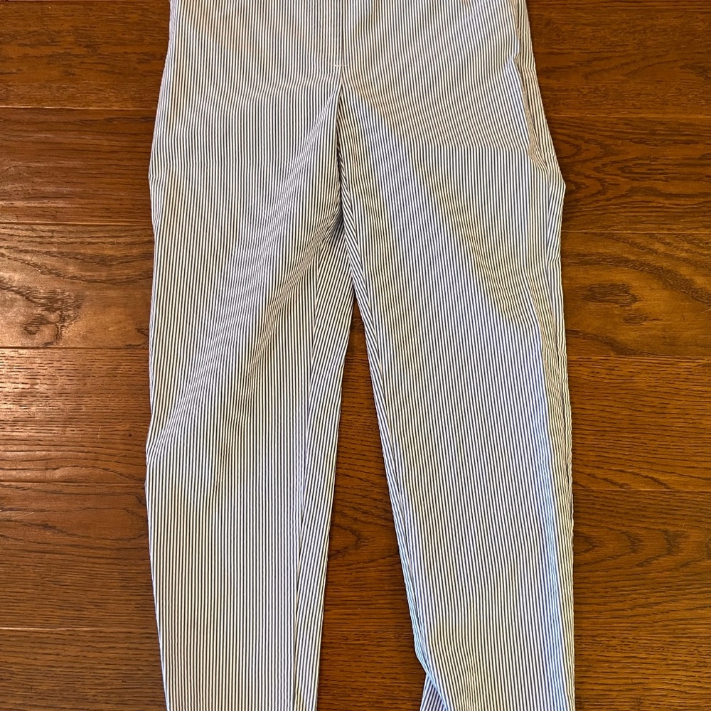 Zac & Rachel Blue‎ and White Striped Pants